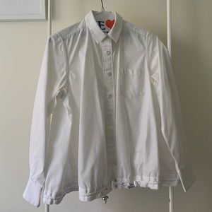 Sacai Luck boxy button down shirt